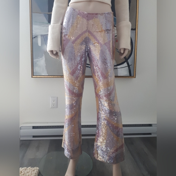 Escada Pants - 💖 Host Pick 💖 Escada | Sequin and Bead Embellished Silk Pants